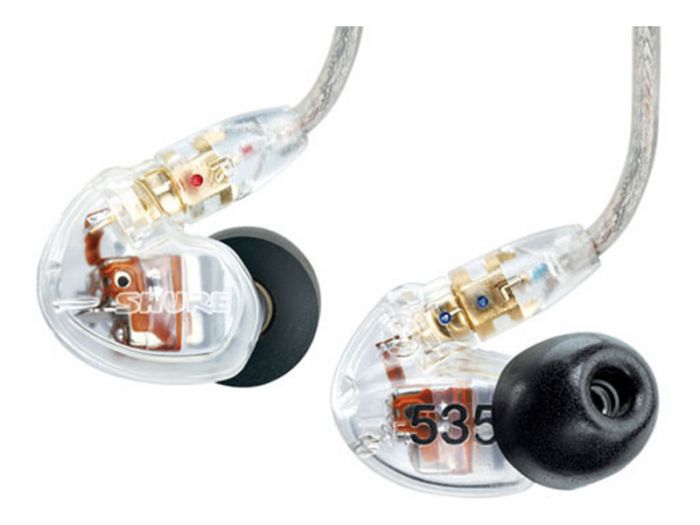 Shure SE535 In Ear monitor transparant