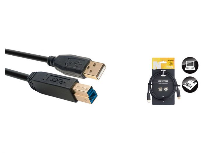 Stagg NCC1,5U3AU3B USB-kabel