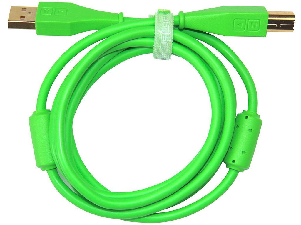 Cable straight USB Green
