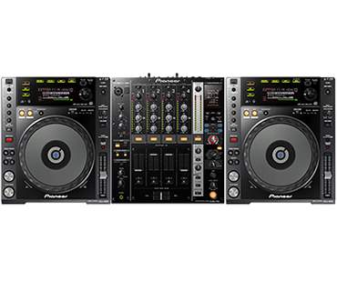 Pioneer DJ set 2 x CDJ-850 K met DJM-750 K