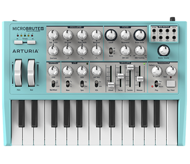 Arturia MicroBrute SE Limited Edition Analog Synthesizer blauw