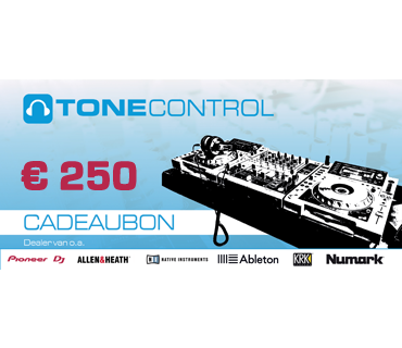 ToneControl Cadeaubon 250 euro