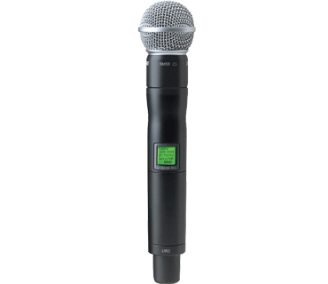 Shure UHF-R UR2-SM58 draadloze handheld microfoon