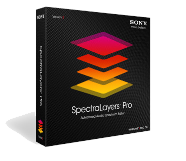 Sony Spectralayers Pro 2 audio spectrum editor