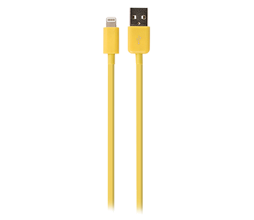 Valueline iPhone lightning kabel geel 1 meter