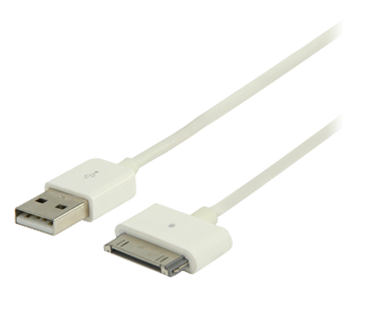 Valueline iPhone kabel wit 1 meter