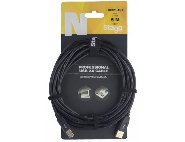 Stagg NCC5UAUB vergulde USB kabel