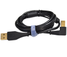 Chroma Cable USB-kabel Haaks 1,5m Zwart
