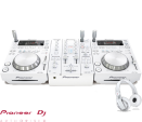 Pioneer DJ set 2 x CDJ-350 + DJM-350 wit + HDJ-500
