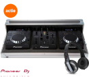 Pioneer DJ Set 2 x CDJ-350 + DJM-350 + flightcase + HDJ-500