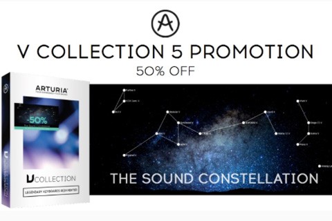 Arturia V-Collection 5 half price